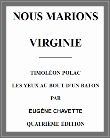 Nous Marions Virginie Project Gutenberg Eugène Chavette